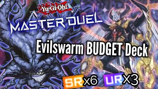 Evilswarm BUDGET Deck Profile Yugioh Master Duel Cheap Control Deck 6SR3UR Decklistampmore [upl. by Florine]