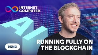 AI running fully on the blockchain – AI running on ICP [upl. by Lladnar]