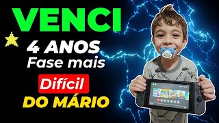 quotInsano Meu Filho de 4 Anos Vence a Cordilheira Especial no Super Mario Wonderquot [upl. by Anselmi878]