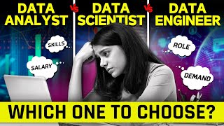 Data Analyst vs Data Scientist and Data Engineer Whats the Difference  Demand Skills amp Salary [upl. by Auohs]