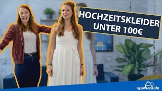 Test  3 Hochzeitskleider für unter 100 Euro 👰  About You Zalando amp Mango [upl. by Bloomer]