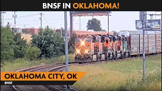 Oklahoma City Oklahoma USA  Virtual Railfan LIVE [upl. by Corotto219]