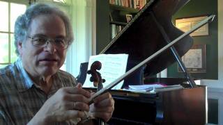 Itzhak on Bow Grip [upl. by Landrum]