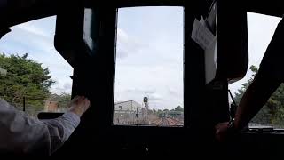 London Underground 1938 Stock ride behind the driver’s cab Amersham – HarrowontheHill Coach D DM [upl. by Aillimac]