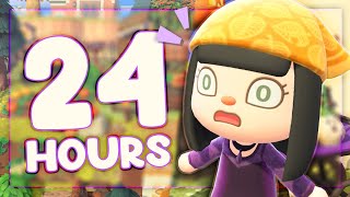 Can I complete a SPOOPY island in 24 HOURS  Animal Crossing New Horizons [upl. by Lotte]