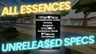 All Essences amp Unreleased Specs  TypeSoul [upl. by Gilges]