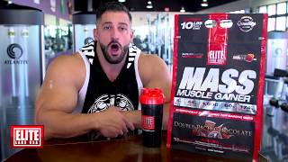 MASS MUSCLE GAINER WITH SPONSORED ATHLETE ANDY VELCICH [upl. by Dihahs]