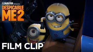 Despicable Me 2  Clip quotMinions Behind The Wheelquot  Illumination [upl. by Akienahs894]