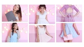 FallSchool Try On Clothing Haul 2015 [upl. by Nereil]