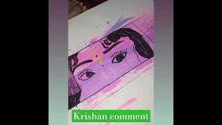 krishan Eye tutorial video 🥰😱👀🤭art 😍🌺eyes eyesketch simpledrawingstepbystep 🤩😨😰 [upl. by Eniliuqcaj]