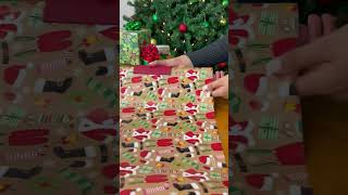 Santa’s Secret Tool 🎅🏻 wrapping christmas christmasgiftwrapping giftideas diy giftwrapping [upl. by Fauch]