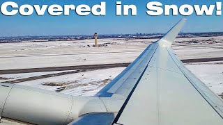 Flying out after The Great Texas Freeze Snowstorm [upl. by Itnavart]