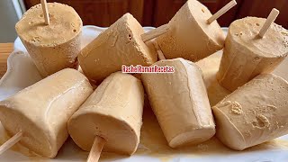 Paletas heladas cremositas de Dulce de leche 🥛 pocos ingredientes [upl. by Odawa]