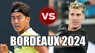 Thanasi Kokkinakis vs Rinky Hijikata BORDEAUX 2024 Highlights [upl. by Aarika]