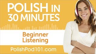 30 Minutes of Polish Listening Comprehension for Beginner [upl. by Granlund]