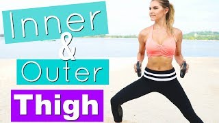 Inner amp Outer Thigh Workout  Rebecca Louise [upl. by Dorej]