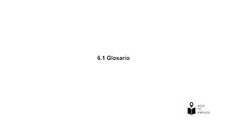 61 Glosario [upl. by Atnovart]