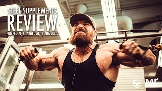 Seth Feroce Steel Supplements Review  ChargedAF PumpedAF amp ADABolic [upl. by Kathleen]