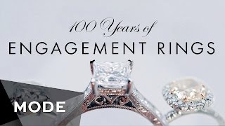 100 Years of Engagement Rings ★ Glamcom [upl. by Leonanie]