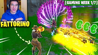 FATTORINO DEL KRISSHOPIT PER 24 ORE 🤑😵‍💫 GAMING WEEK 17 Fortnite Salva il Mondo [upl. by Nepets]