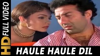 Haule Haule Dil Dole  Udit Narayan Alka Yagnik  Angrakshak 1995 Songs  Sunny Deol Pooja Bhatt [upl. by Aihcrop]