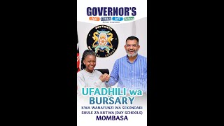 UFADHILI wa BURSARY kwa Wanafunzi wa Sekondari shule za kutwa day schools MOMBASA [upl. by Onfre]