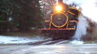 Huckleberry Railroad 464 Crossing one [upl. by Herra553]