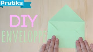 DIY  comment fabriquer une enveloppe en papier [upl. by Shannan]