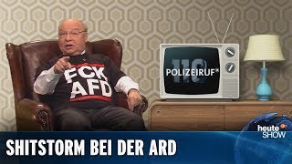 Auf Druck der AfD Die ARD zensiert den „Polizeiruf 110“  heuteshow vom 23112018 [upl. by Aramot]