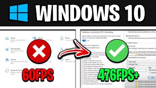 How To Optimize Windows 10 For GAMING  Best Settings for FPS amp NO DELAY UPDATED [upl. by Akieluz]