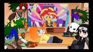 TMNT del pasado reaccionan a las Equestria Girls Ft Abril amp Casey [upl. by Myles732]