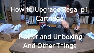 REGA P1 UNBOXING and How to Upgrade p1 Cartridge Rega p1언박싱ㆍ카트리지 업글하는 방법 [upl. by Yeuh]