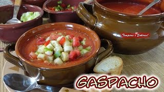 GASPACHO sopa fria ao estilo português receita fácil e deliciosa [upl. by Hajin]