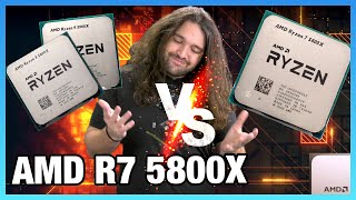 Friendly Fire AMD Ryzen 7 5800X CPU Review amp Benchmarks vs 5600X amp 5900X [upl. by Luaped]