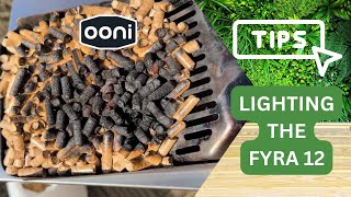 Lighting the Ooni Fyra 12 Wood Pellet Pizza Oven [upl. by Theobald804]