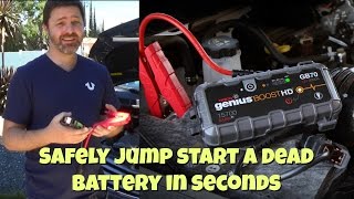 NOCO Genius Boost GB40 UltraSafe Lithium Jump Starter Demo and Review [upl. by Leonsis46]