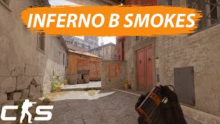 CS2 INFERNO B Smokes  TSide 4 Smokes CT Boost Coffin [upl. by Nickerson]