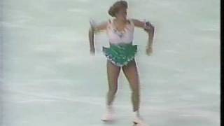 Marina Kielmann FRG  1989 Skate America Ladies Free Skate [upl. by Amapuna]