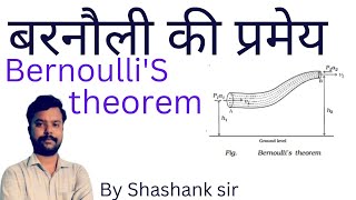 बरनौली की प्रमेयBernoulliS theorem  Class11th standard [upl. by Pollak45]