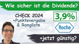 Roche Aktienanalyse 2024 Wie sicher ist die Dividende günstig bewertet [upl. by Babs]