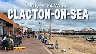 Exploring ClactononSea A July 2024 Walk [upl. by Otrepur]