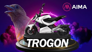 Conoce la nueva moto eléctrica Aima Trogon [upl. by Crowns]