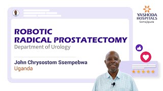 Robotic Radical Prostatectomy  Prostate Cancer  Yashoda Hospitals Hyderabad [upl. by Lipman]