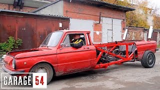 ЗАПОРОЖЕЦ с V12 1GZFE ПЕРВЫЙ ВЫЕЗД [upl. by Habas]