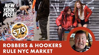 NYC block turned into illicit openair market for migrant crooks prostitution ‘It’s relentless’ [upl. by Julian648]