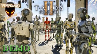 The Talos Principle 2 FULL DEMO Walkthrough Puzzle Game [upl. by Ailen632]