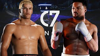 Tommy Morrison vs Joe Joyce  Undisputed Boxing Game Early Access ESBC [upl. by Arahsal334]