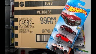 Lamley Unboxing Hot Wheels 2018 M Case with Super Treasure Hunt [upl. by Edmanda]