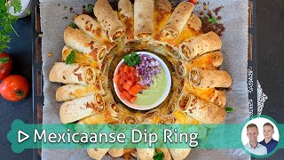 Mexicaanse Dip Ring  Koken amp bakken met SterkInDeKeuken [upl. by Anhoj157]