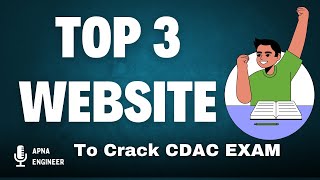 Top 3 website to crack cdac ccat exam  cdac course preparation  cdac ccat exam in detail cdac [upl. by Eeruhs51]